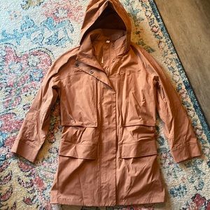 lululemon athletica Rust Brown Rain Coat